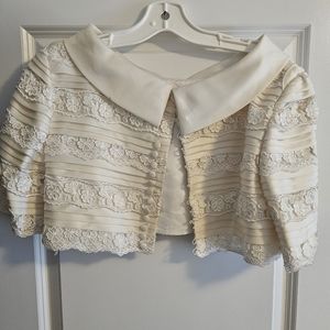 Pronovias couture Bridal Bolero New without tags size 14